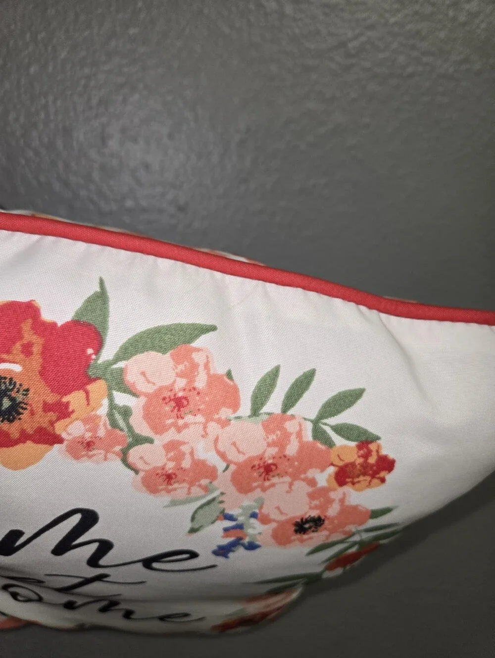 Home Sweet Home Floral Outdoor Pillows Set Of 4